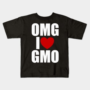 OMG I Heart GMO Sarcastic Meme Kids T-Shirt